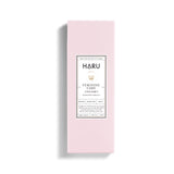 Soft pink HARU Feminine Care lubricant box formulated with probiotics and prebiotics for advanced vaginal wellness—supporting comfort and balance for women, non-binary, and femme-aligned users.