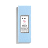 Pastel blue packaging of HARU Nude glycerin-free lubricant, crafted for fertility-focused couples and sensitive skin, designed to support sperm vitality and inclusive intimacy care.