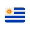 The Uruguay flag logo, thoughtfully integrated into a design that resonates with the LGBT community in Uruguay.