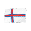 the Faroe Islands flag logo, thoughtfully integrated into a design that resonates with the LGBT community in Faroe Islands.