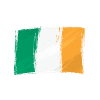 The Ireland flag logo, thoughtfully integrated into a design that resonates with the LGBT community in Ireland