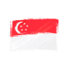 The Singapore flag logo, thoughtfully integrated into a design that resonates with the LGBT community in Singapore
