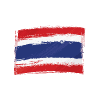 The Thailand flag logo, thoughtfully integrated into a design that resonates with the LGBT community in Thailand.