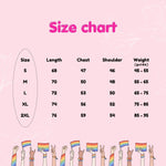 TOMSCOUT Flourish Size Chart - LGBT Pride Kits (Singapore)