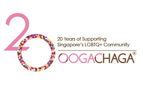 Oogachage Logo. TOMSCOUT LGBTQ+ Communities and Organizations (Singapore)