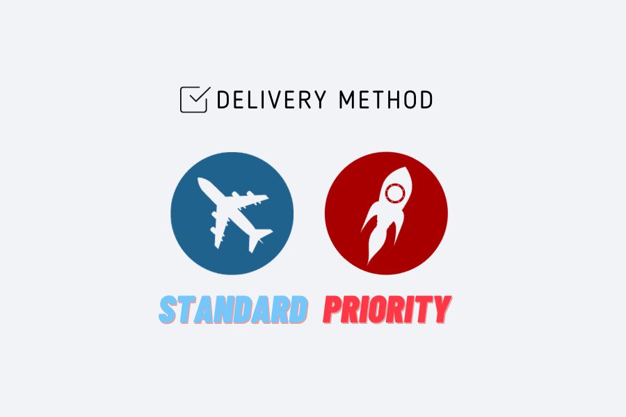 The economy air shipping service and priority rocket shipping methods provided by TOMSCOUT shipping option. TOMSCOUT Tracking Order Shipment Status